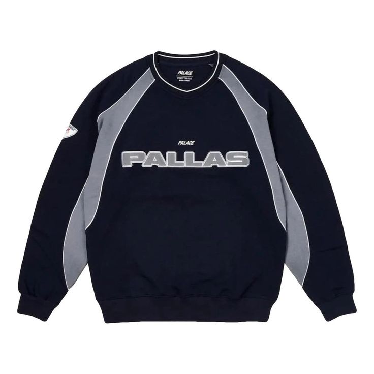 Palace Blue Cotton Sweatshirt