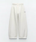 Premium Off-White Wide Leg Sweatpants